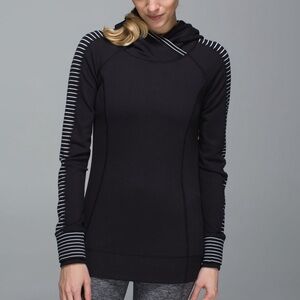 Lululemon Think Fast Hoodie
Parallel Stripe Black White / Black